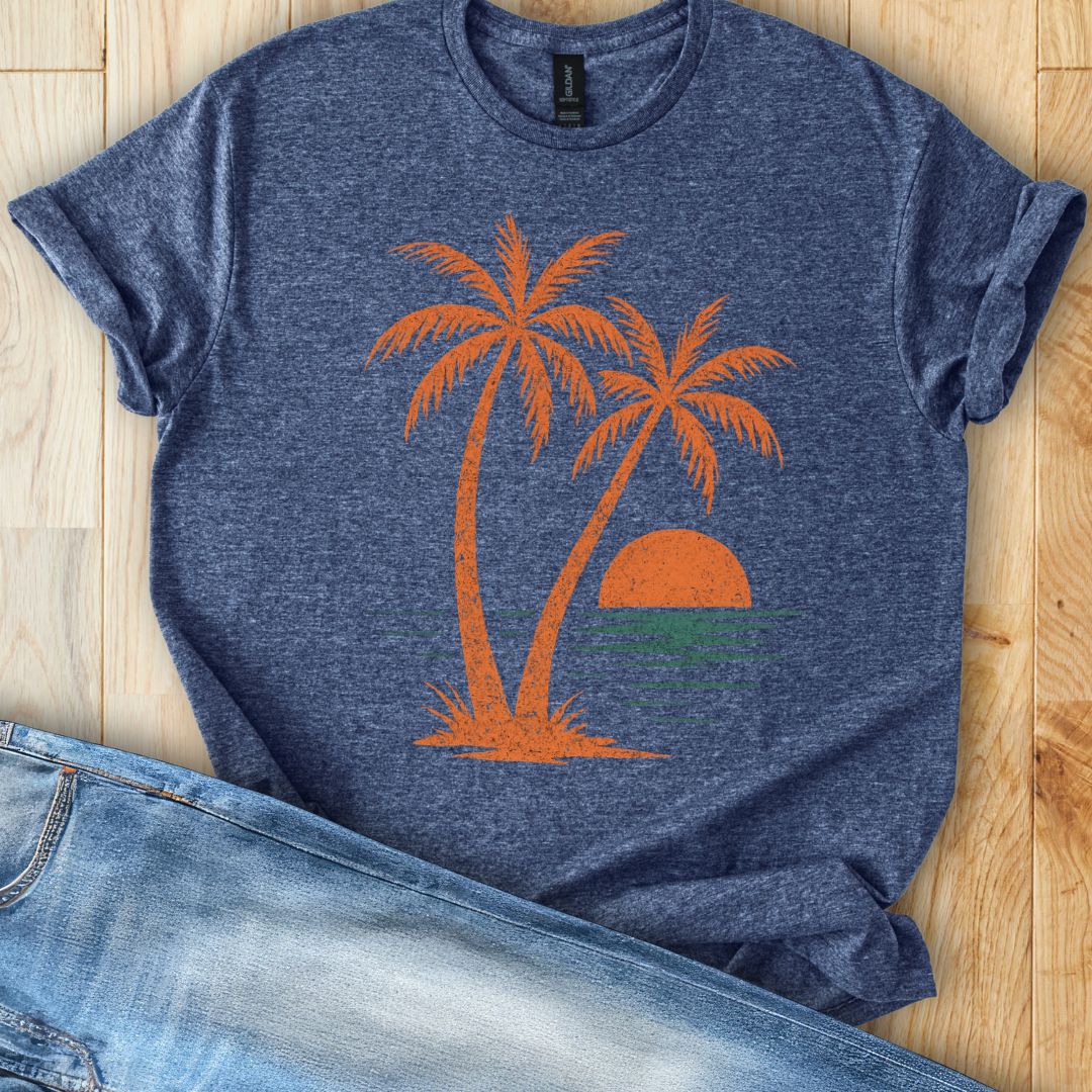 Twin Palm Sunset T-Shirt